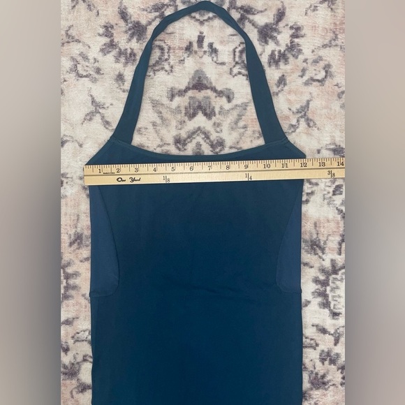 Free People Taking Sides Bodycon Slip Dress Size XS / Small Teal Blue Green NWOT - Picture 5 of 8